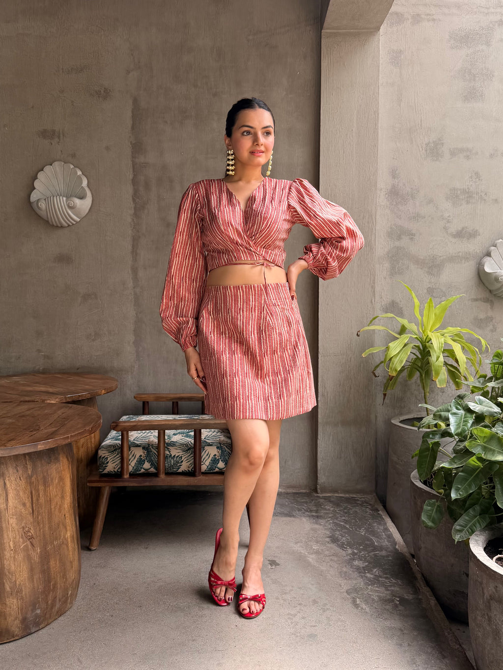 Rosewood Wrap Co-ord