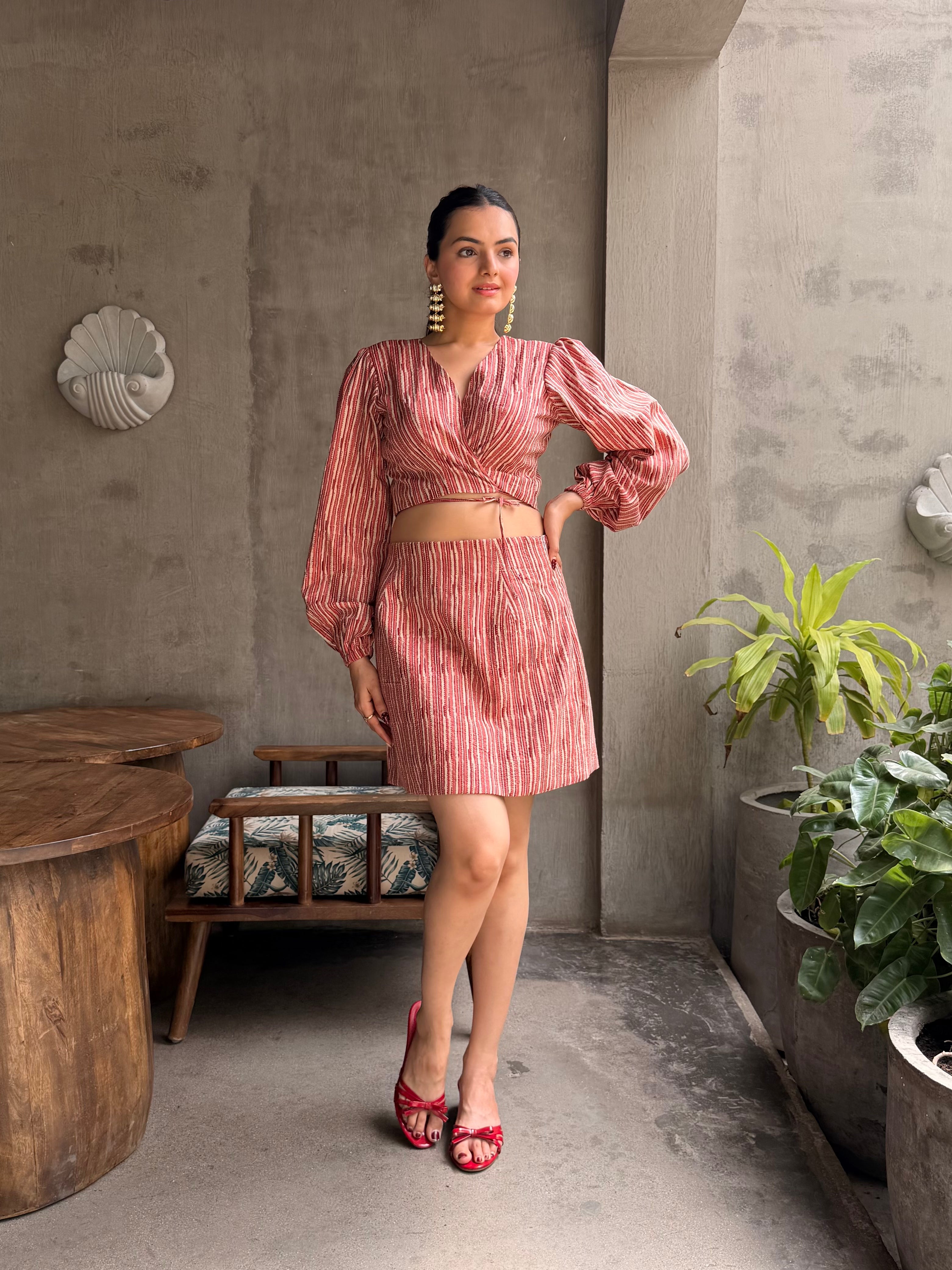 Rosewood Wrap Co-ord