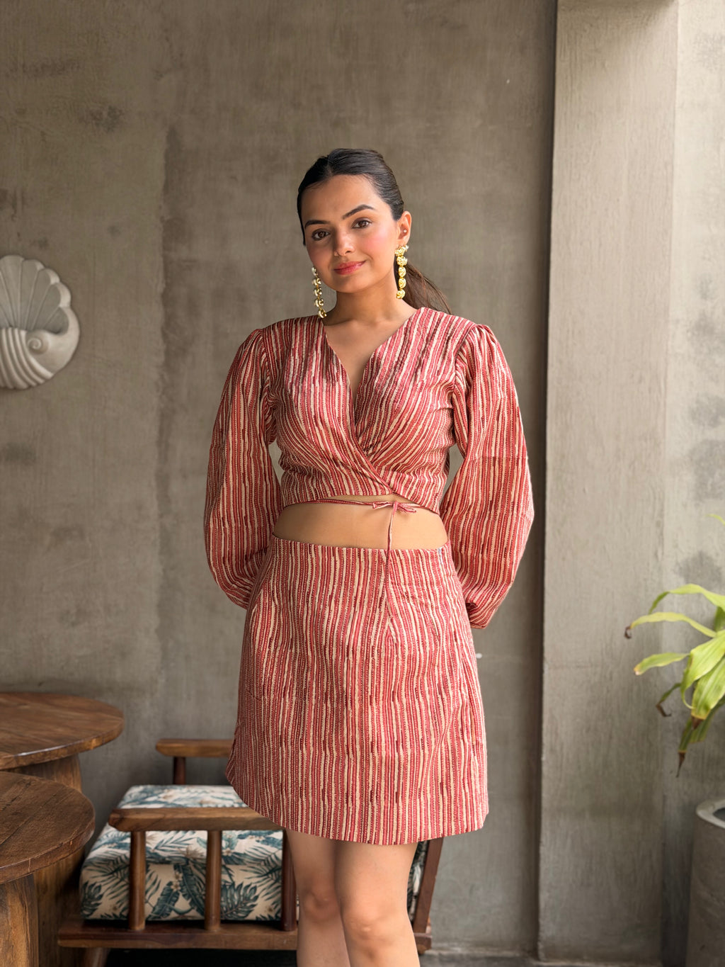 Rosewood Wrap Co-ord