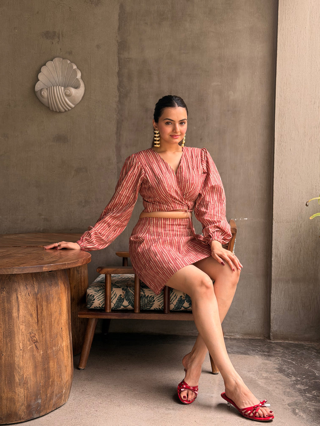 Rosewood Wrap Co-ord