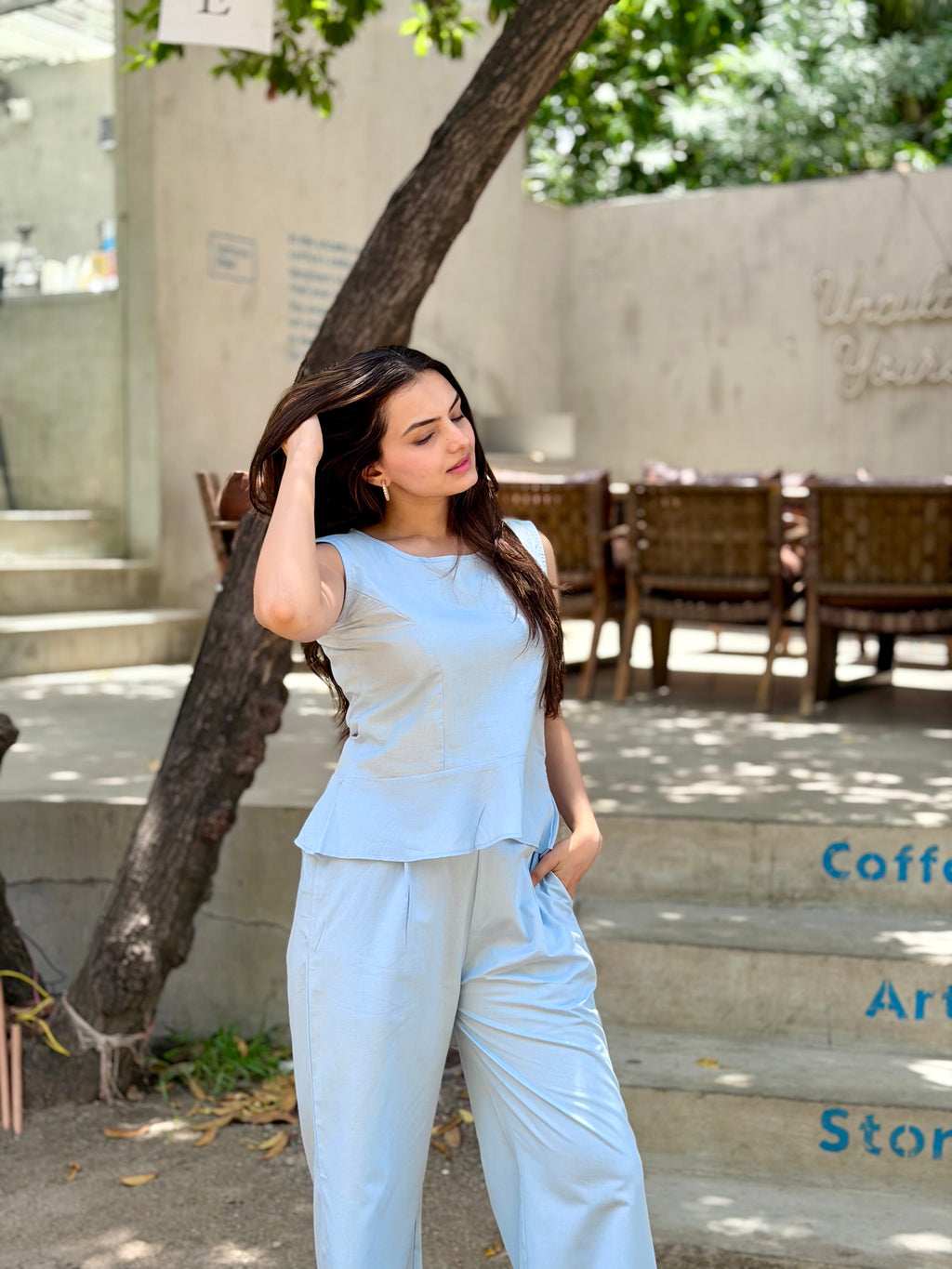Modern Muse Blue Co-ord