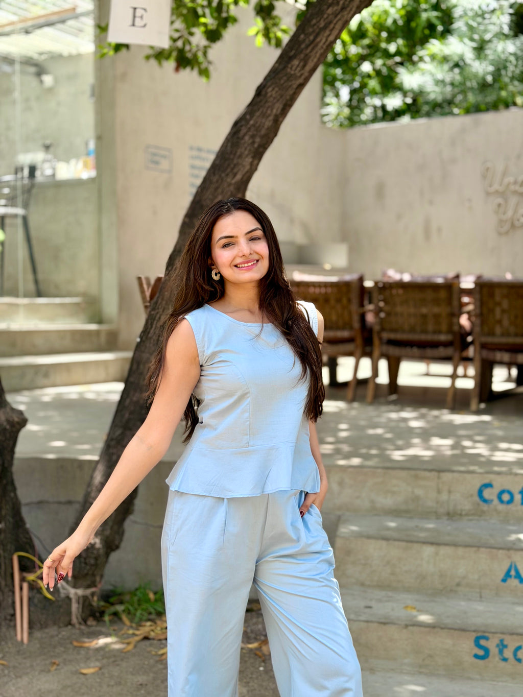 Modern Muse Blue Co-ord
