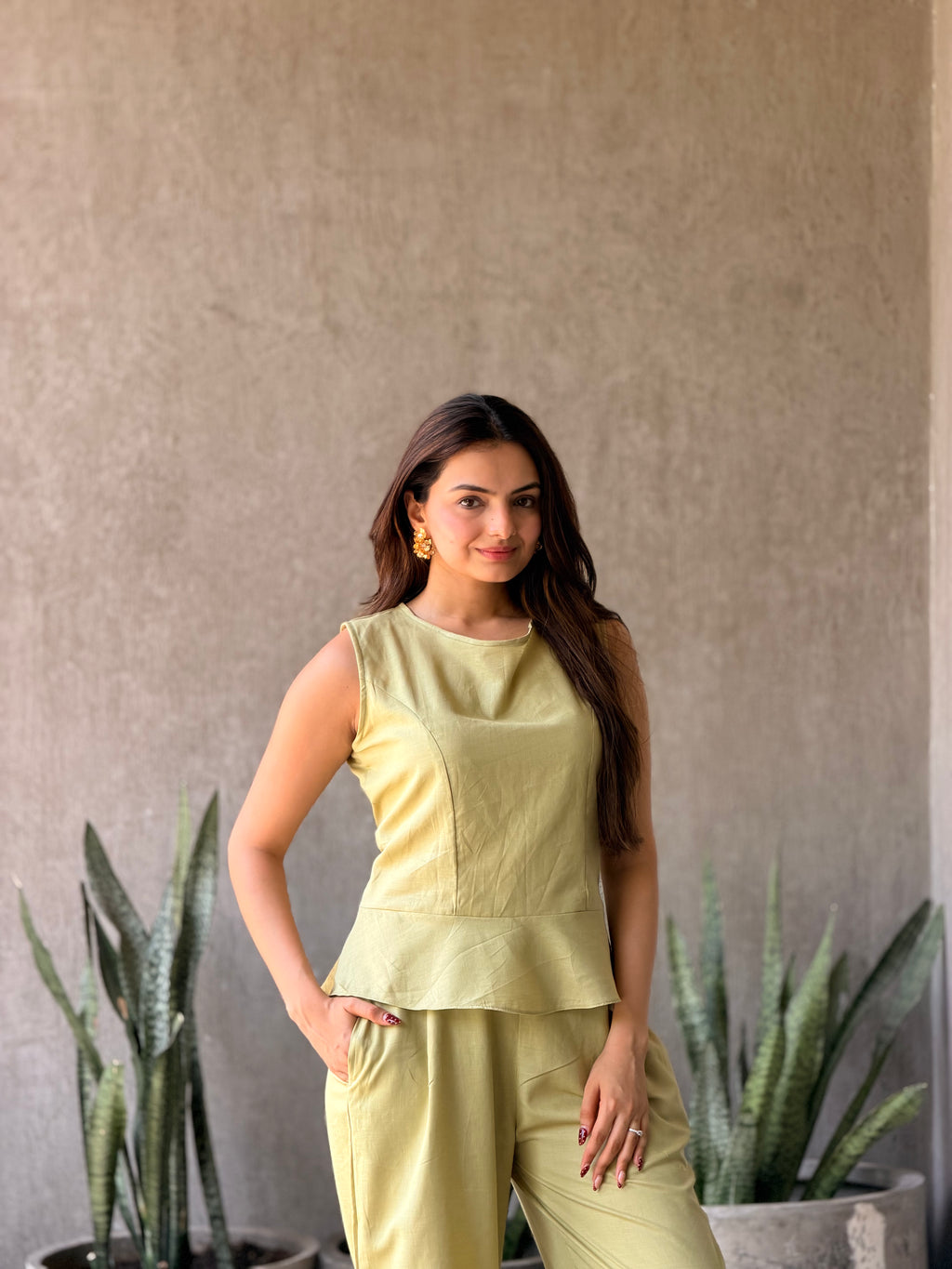 Modern Muse Olive Green Co-ord