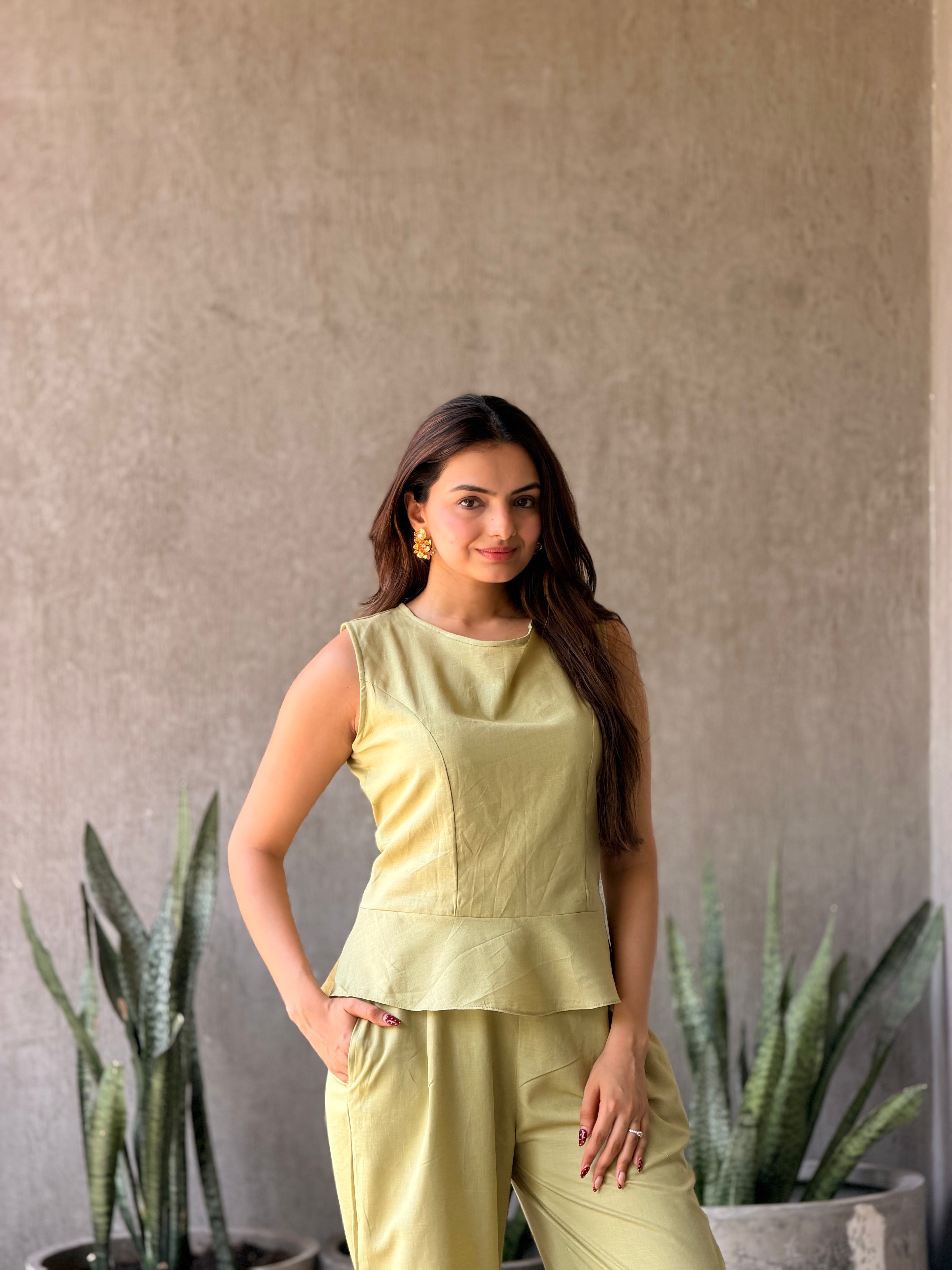 Modern Muse Olive Green Co-ord