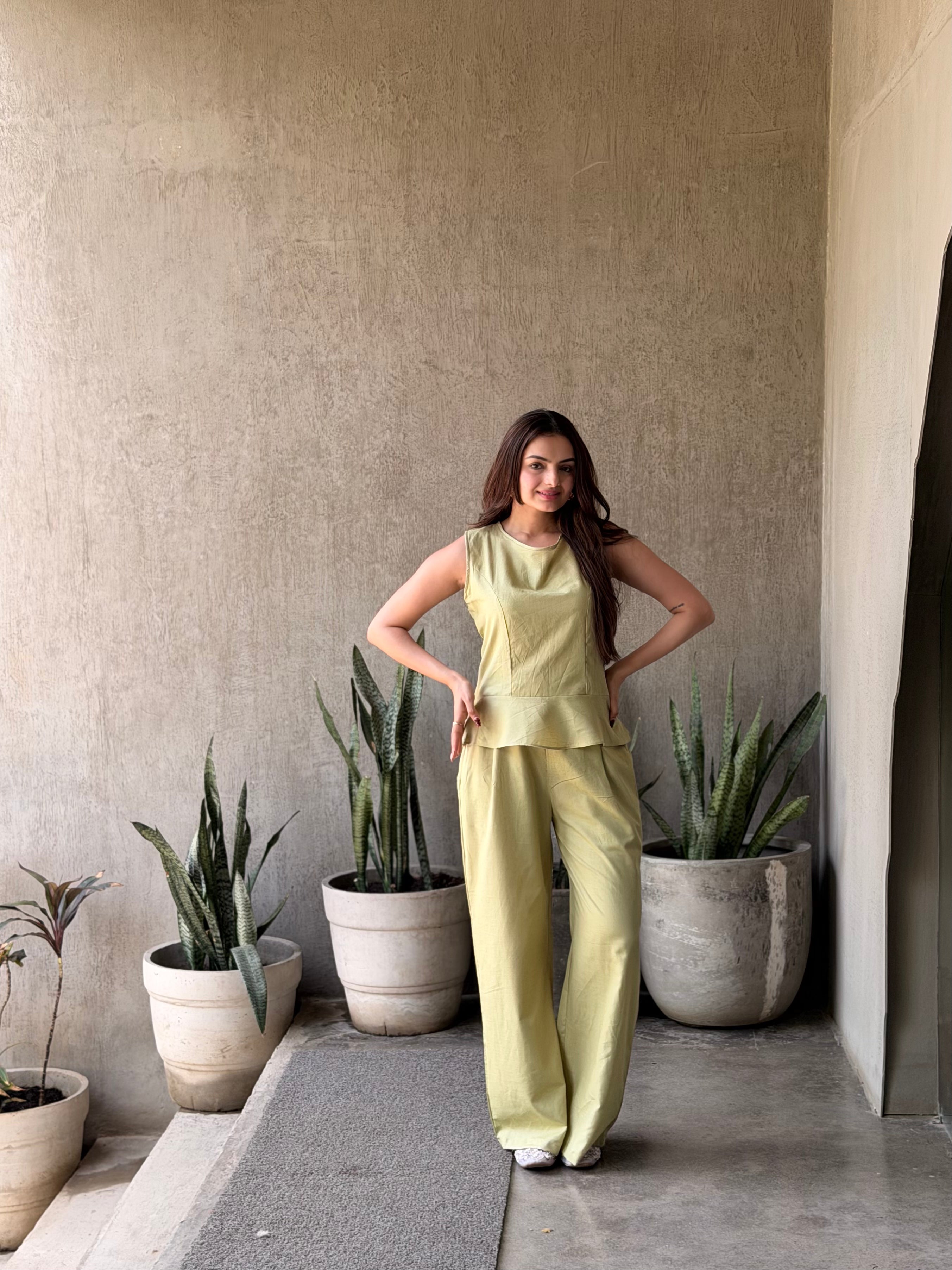 Modern Muse Olive Green Co-ord