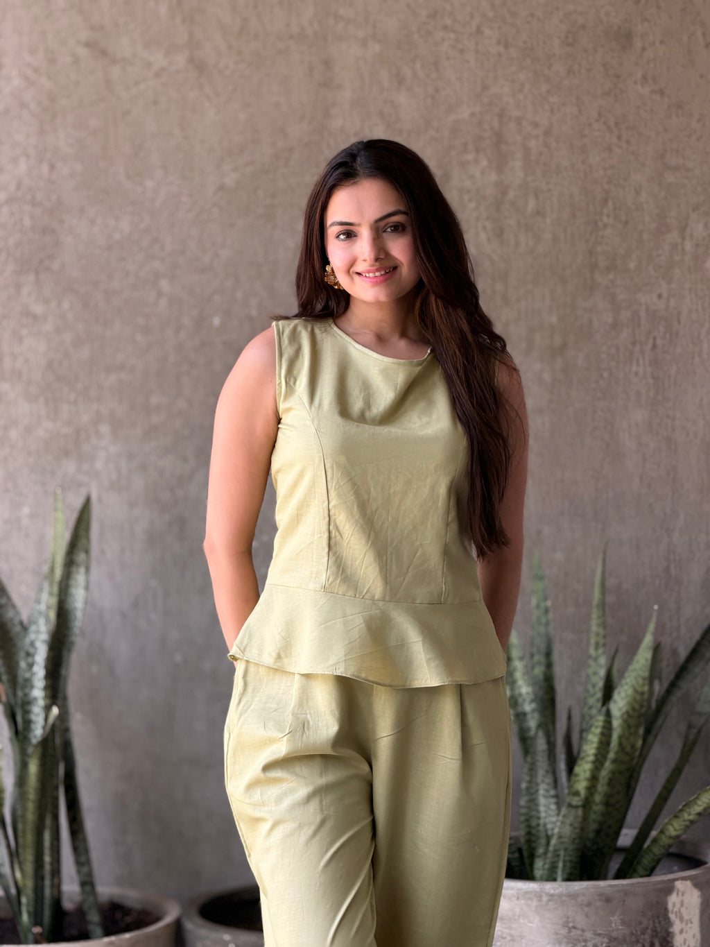 Modern Muse Olive Green Co-ord