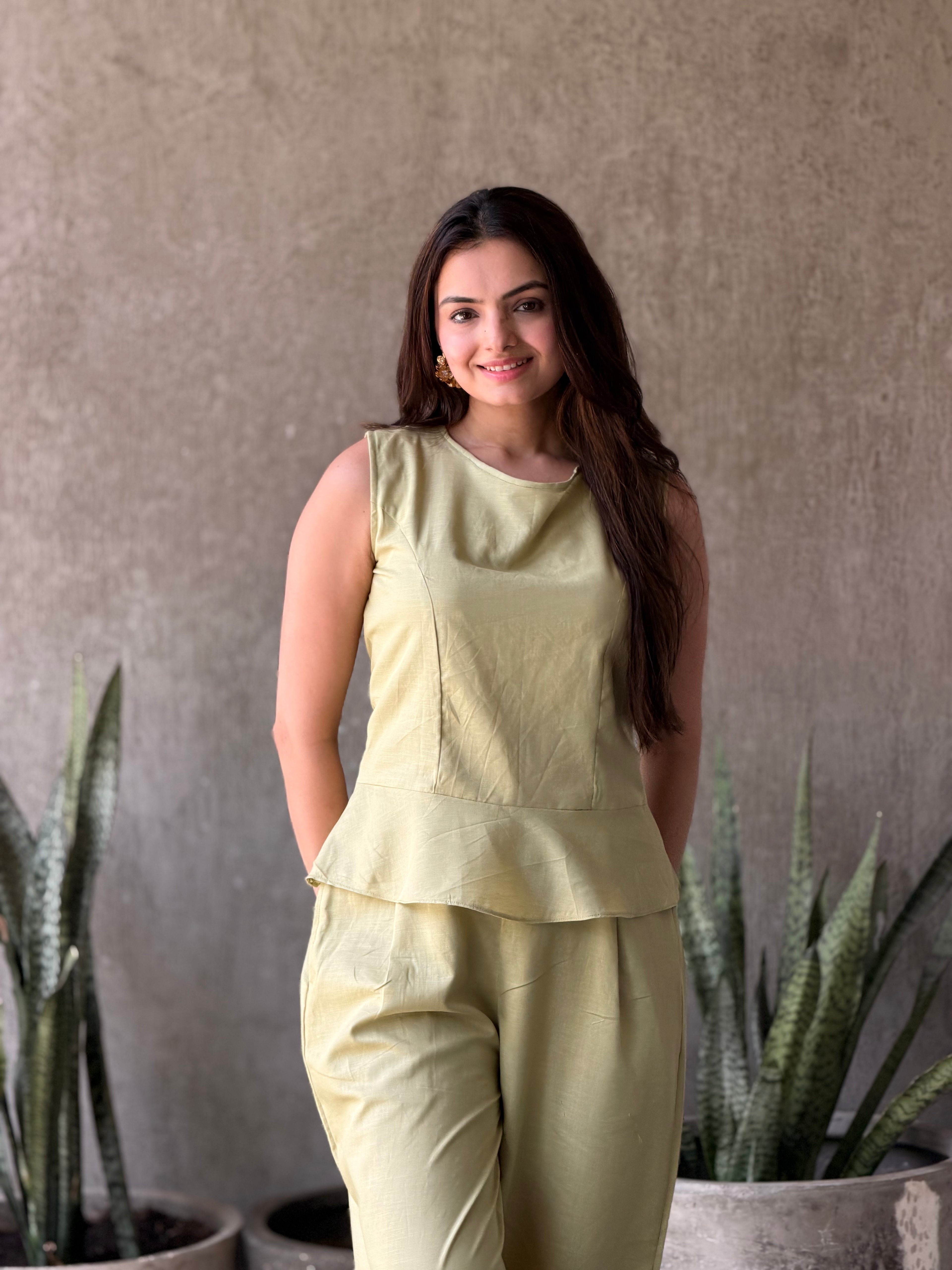 Modern Muse Olive Green Co-ord
