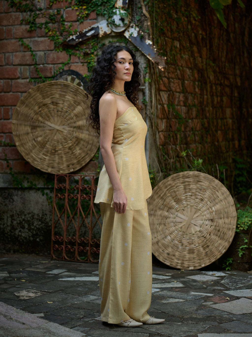 NAZAAKAT YELLOW CO-ORD