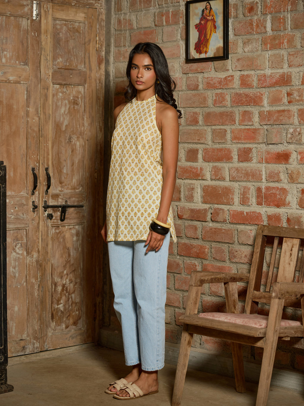 SUNEHRI KURTI-TOP