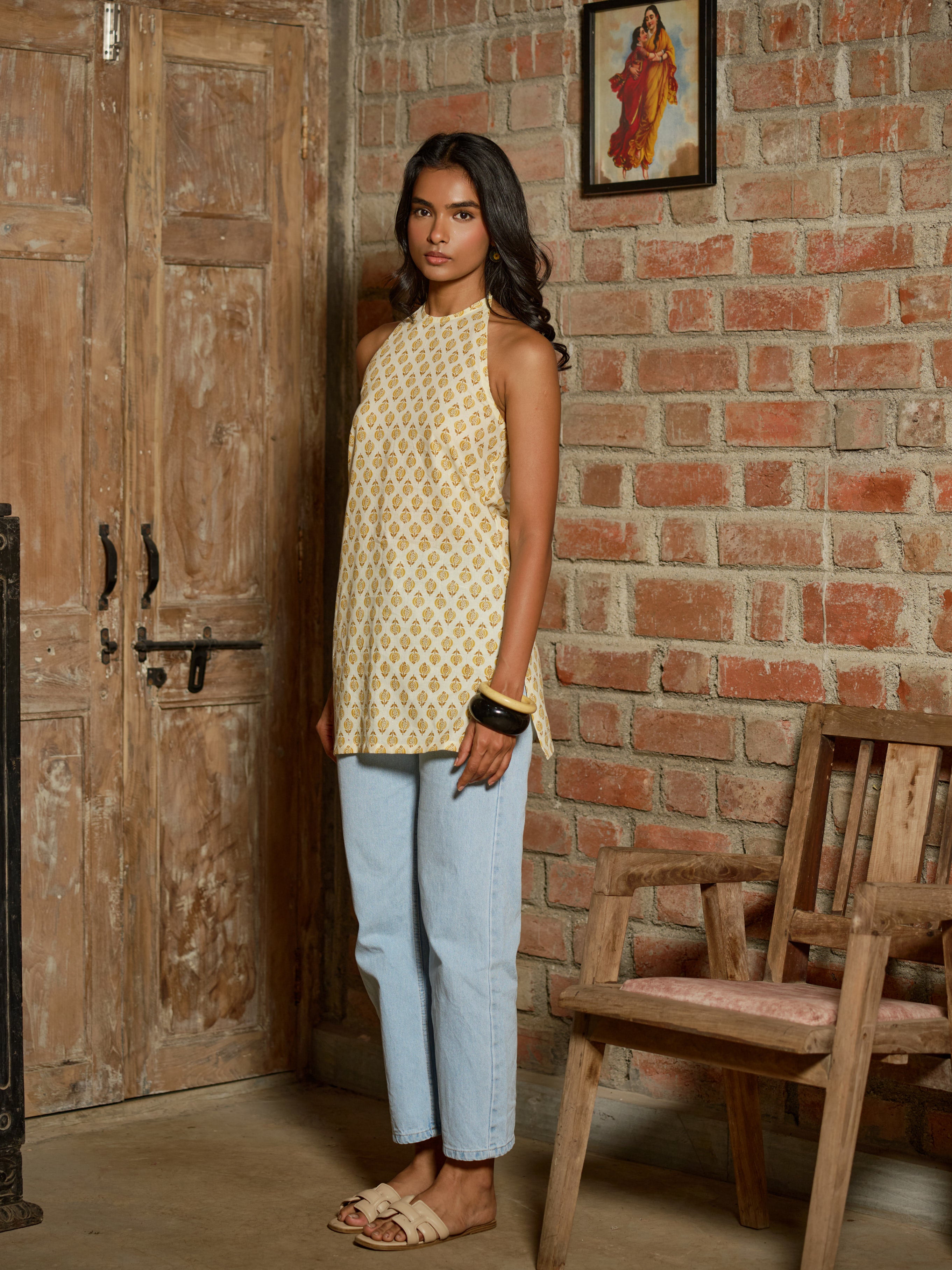SUNEHRI KURTI-TOP